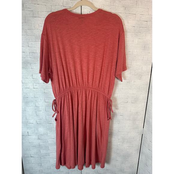 Torrid drawstring waste dress travel short sleeve pockets normcore plus size  - Picture 2 of 11